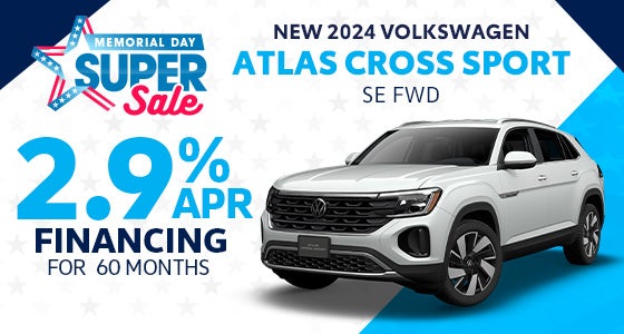 New 2024 Volkswagen Atlas Cross Sport SE FWD
