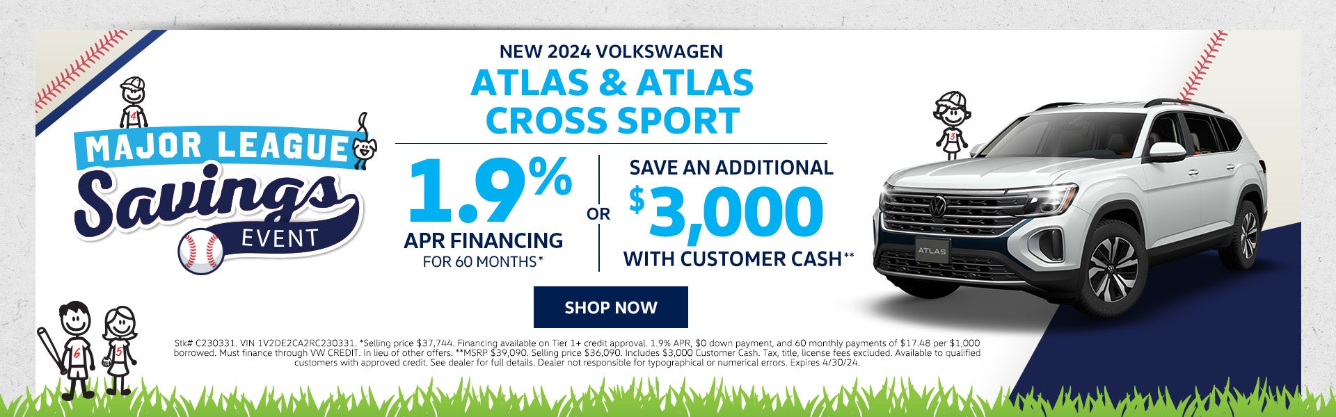 New 2024 VW Atlas & Atlas Cross Sport