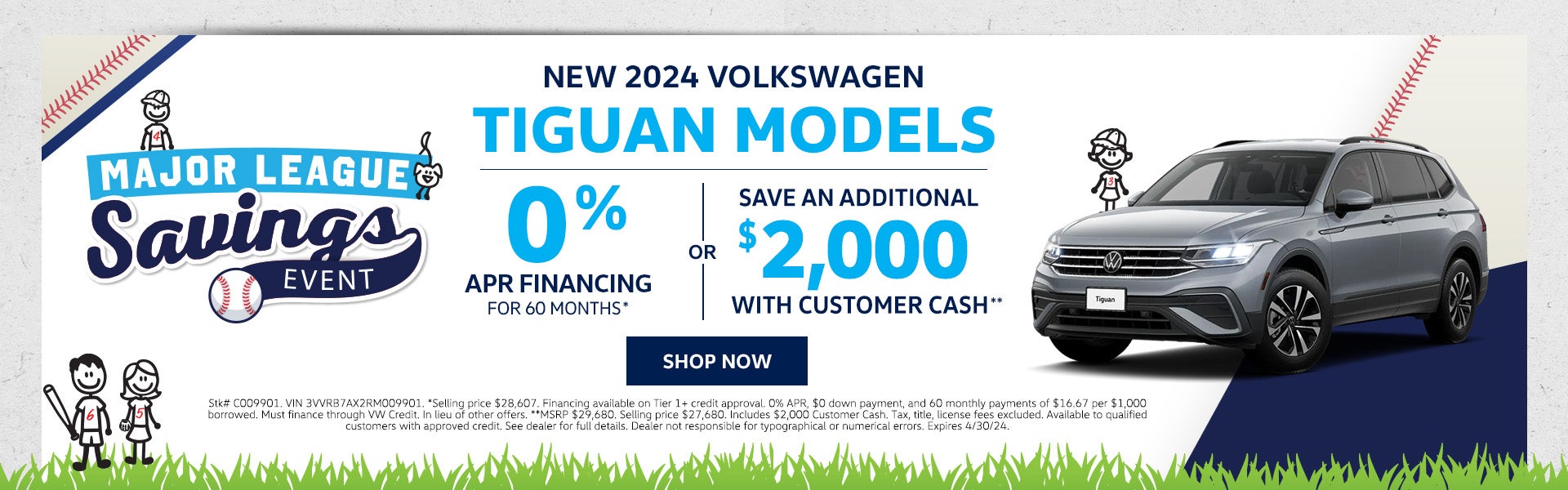 New 2024 VW Tiguans