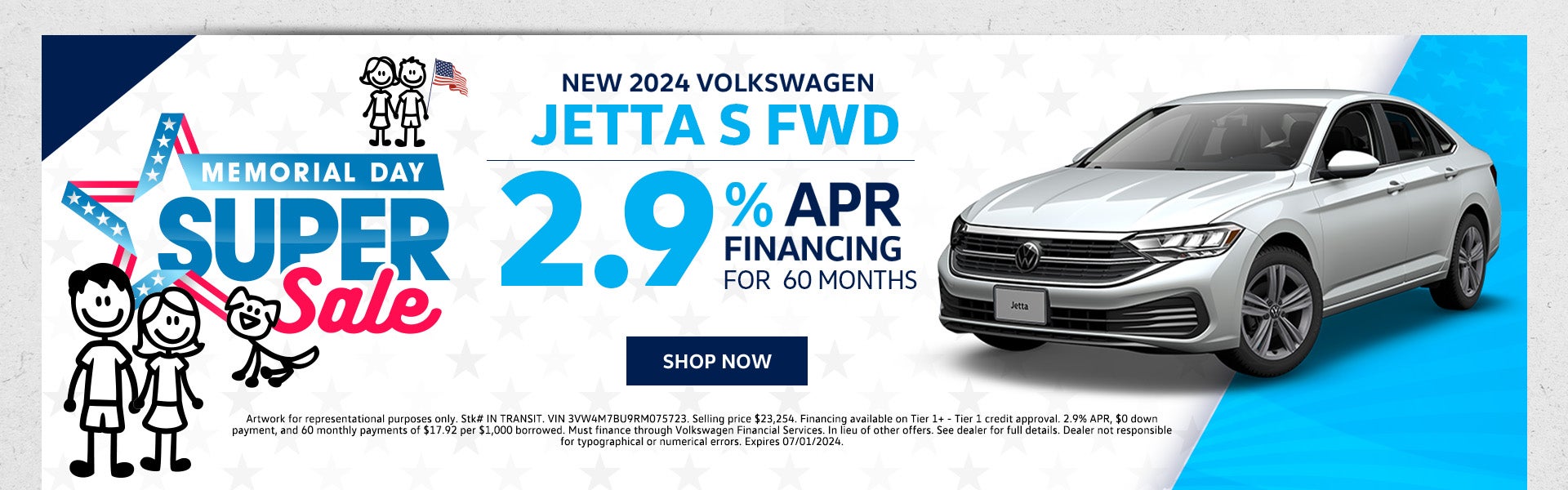 New 2024 VW Jetta S FWD