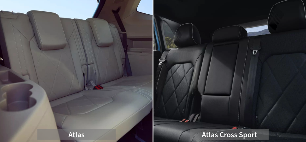 Atlas vs. Atlas Cross Sport Interior 