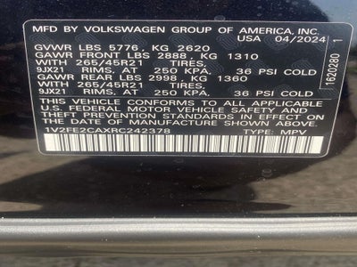 2024 Volkswagen Atlas Cross Sport 2.0T SEL Premium R-Line