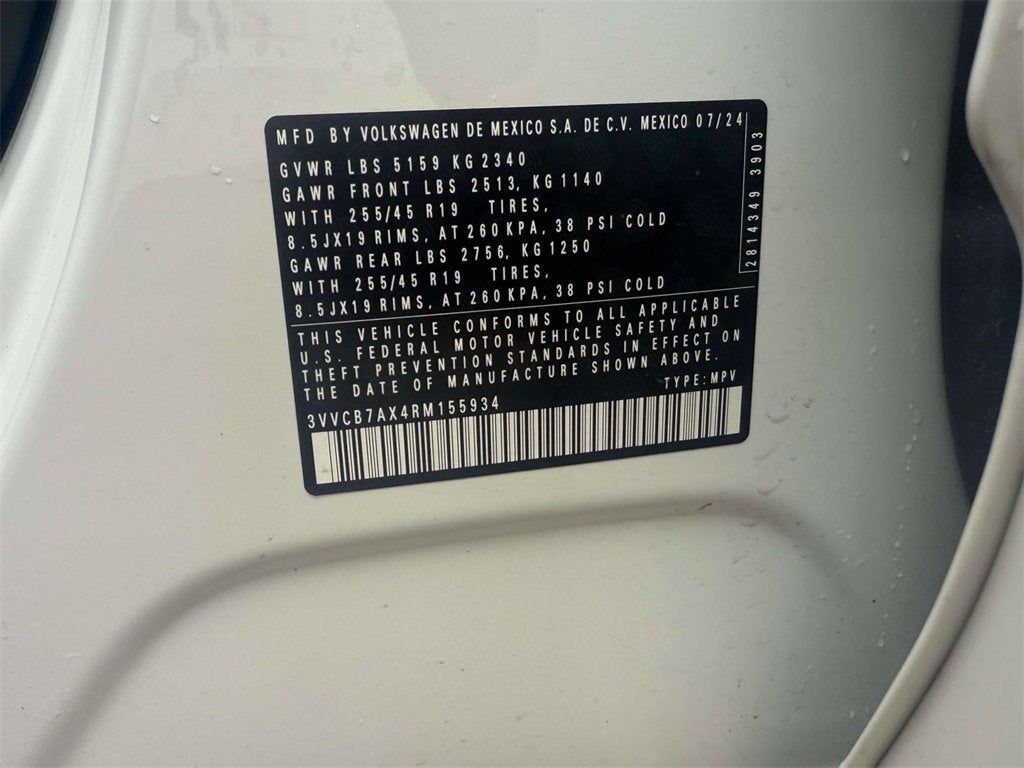 2024 Volkswagen Tiguan 2.0T SE R-Line Black