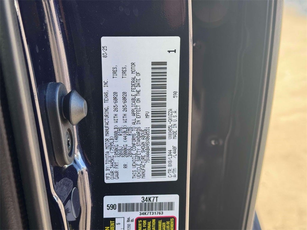 2025 Toyota Sequoia 1794 Edition