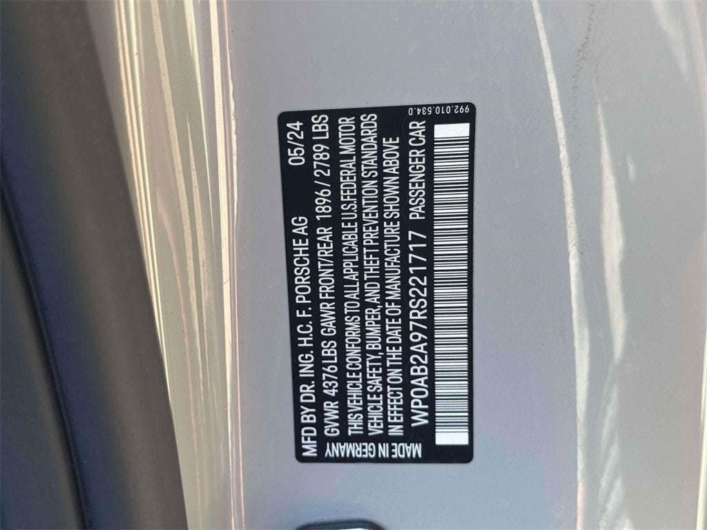 2024 Porsche 911 Carrera S