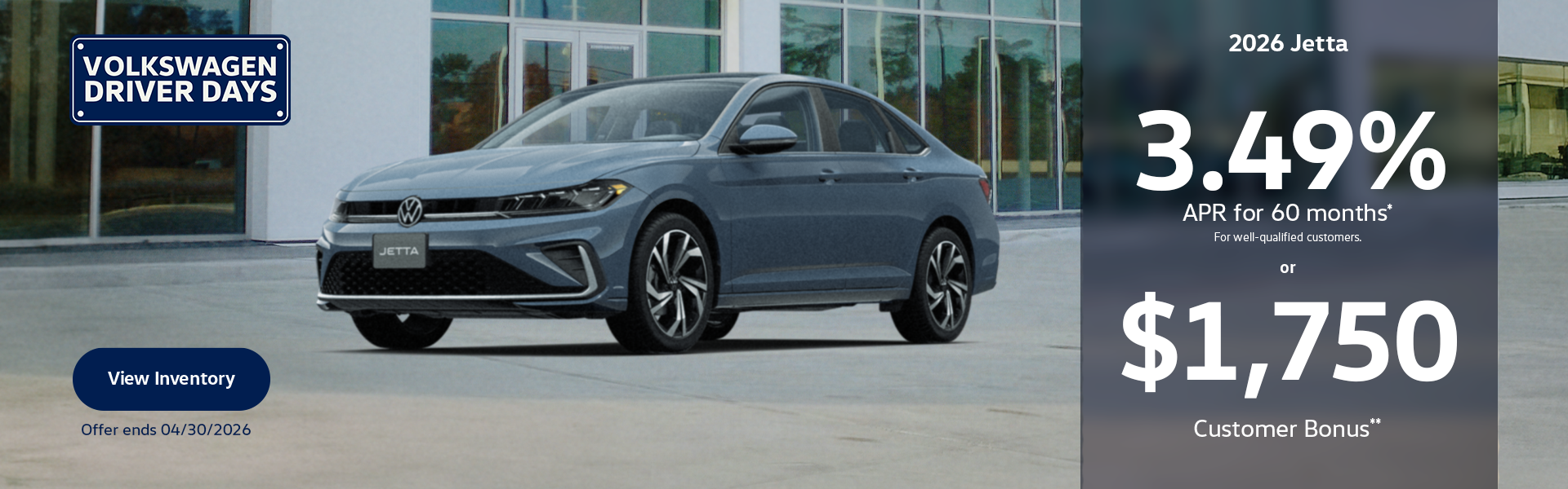 Jetta National Offer April